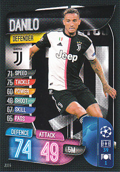 Danilo Juventus FC 2019/20 Topps Match Attax CL #JUV6